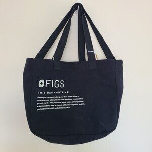 Figs Black Tote Bag
